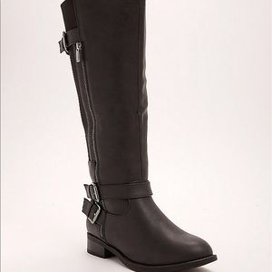 Torrid size 8 Black Knee High Boots